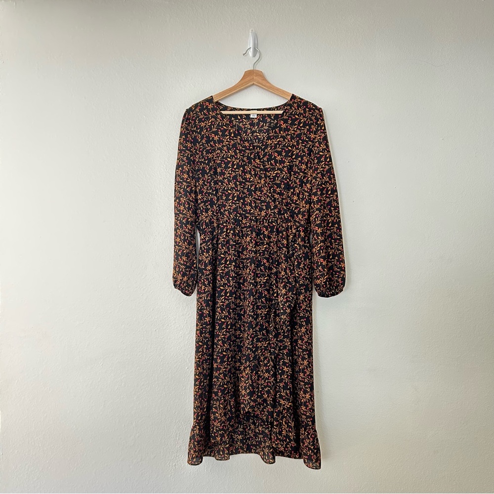 Old Navy Wrap Dress Floral Print